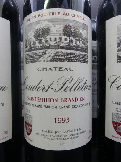 null 7 bouteilles de CHATEAU COUDERT-PELLETAN Saint-émilion grand cru Domaine Jean...