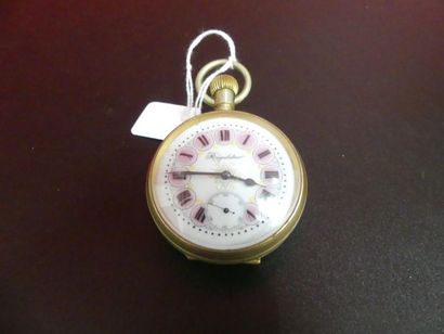 Régulateur marque Argentan, fin XIXe Régulateur, montre chronographe en cuivre, à...