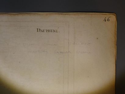 Carte du Gouvernement Général du Dauphiné divisé par Baillages, 1761. Carte du Gouvernement...