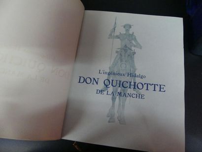 Michel de CERVANTES ill. par Denis Henri PONCHON, DON QUICHOTTE. Michel de CERVANTES...