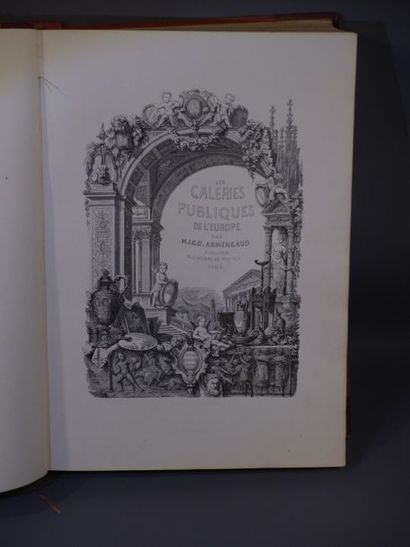 ARMENGAUD, Les Galeries Publiques de l'Europe, ROME. 1856. BA : ARMENGAUD, Les Galeries...