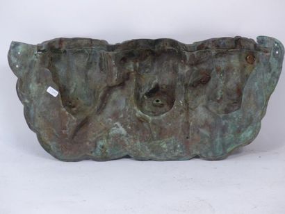 Projet fontaine bronze 3 têtes d'anges- Fin XVIIIe Important projet de fontaine en...
