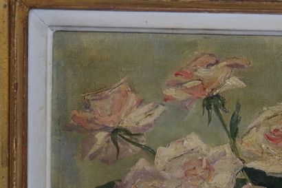 Paul DE LASSENCE. Paul DE LASSENCE (1886-1962) Bouquet de fleurs, huile sur toile,...