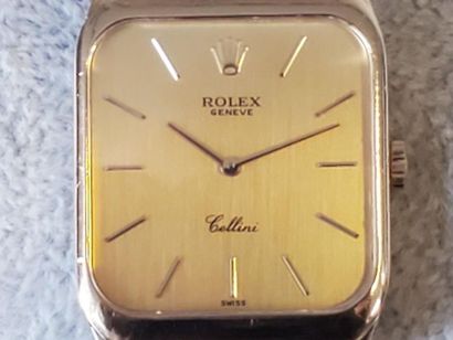 ROLEX modèle Cellini. ROLEX modèle Cellini. Montre d'homme en or réf 4132 numéro...