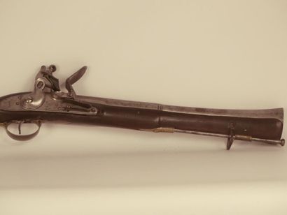 Tromblon Tromblon en métal acier et laiton. XVIIIème siècle. Longueyur 
