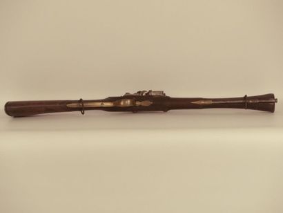 Tromblon Tromblon en métal acier et laiton. XVIIIème siècle. Longueyur 
