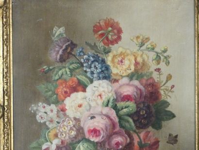 Jean-François ELIAERTS Attribué à Jean-François ELIAERTS (1761-1848) Bouquets sur...