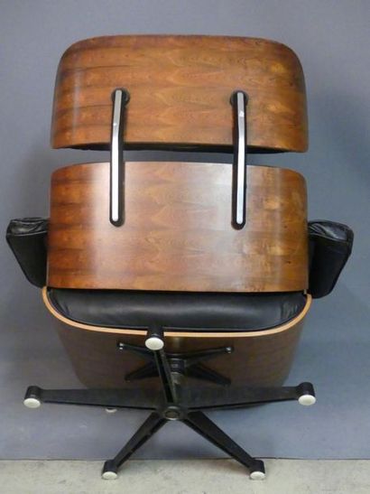 null Ray (1907-1958) et Charles (1912-1988) EAMES, Fauteuil Lounge Chair modèle "...