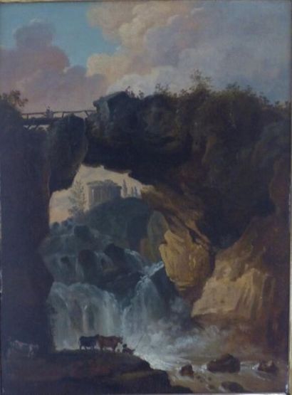 attribué à Jacob Philipp HACKERT attribué à Jacob Philipp HACKERT (1737-1807). Paysage...