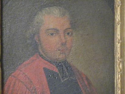 ECOLE FRANCAISE du XVIIIème siècle. Ecole française du XVIIIème siècle. Portrait...