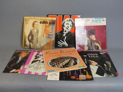 disque 33 tours Piaf, Lama, variétés DISQUES 33 TOURS . Coffret PIAF 8 disques Disque...