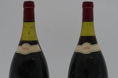 2 magnums (1,5 l) de Morey Saint Denis Clos de la Bussière 1er Cru 1978 domaine Georges...