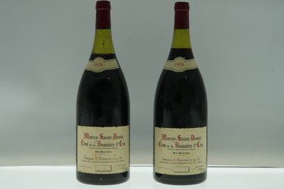 2 magnums (1,5 l) de Morey Saint Denis Clos de la Bussière 1er Cru 1978 domaine Georges Roumier
