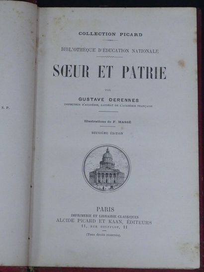 Réunion de 4 ouvrages , Bibliothèque des Ecoles et Familles. Réunion de 4 ouvrages...