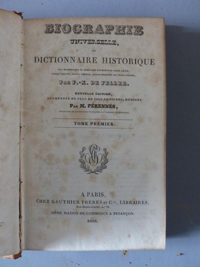 François Xavier de FELLER, Biographie Universelle, 1833. François Xavier de FELLER,...