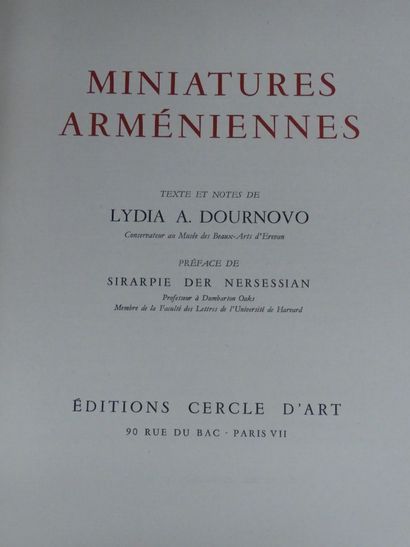 {MINIATURES] , Enluminures française, italienne et arménienne. Jean PORCHER, l'Enluminure...
