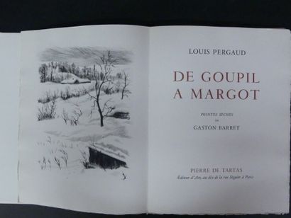 PERGAUD, ill. Gaston Barret, De Goupil à Margot. PERGAUD, De Goupil à Margot, Illustré...