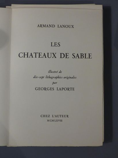 Armand LANOUX, ill. Georges LAPORTE Les châteaux de Sable. Armand LANOUX ," Les châteaux...