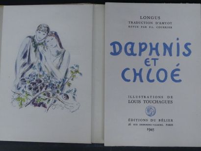 LONGUS, ill. de Louis TOUCHAGUES. LONGUS, Daphnis et Chloé, chaque volume est illustré...