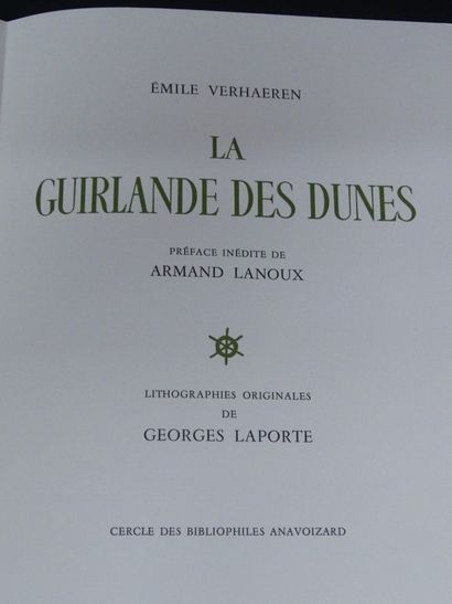 Emile VERHAEREN, ill. Georges LAPORTE, La Guilande des Dunes. Emile VERHAEREN . La...