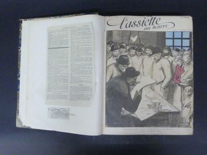 L'Assiette au Beurre, Année 1901. "L'Assiette au beurre", album collationné numéros...