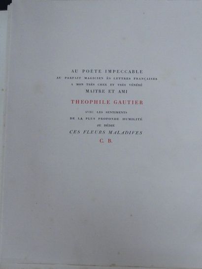 BAUDELAIRE, ill. Roger CHARLES, Les Fleurs du Mal. Charles BAUDELAIRE, Les Fleurs...