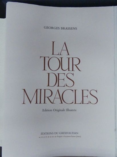 BRASSENS Georges. Ill. Pierre CADIOU. La Tour des miracles. BRASSENS Georges. La...