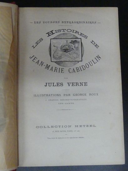 Jules VERNE Les histoires de Jean-marie Cabidoulin Jules VERNE, Les histoires de...