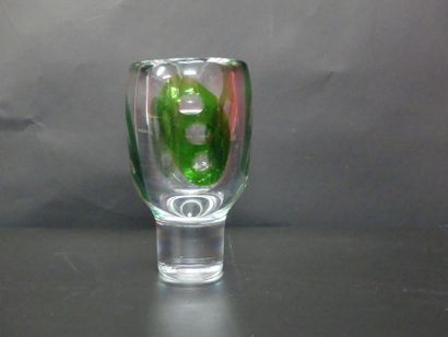 Vicke LINDSTRAND (1904-1983) Vase cristal. Vicke LINDSTRAND (1904-1983). Vase en...