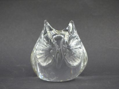 Daum, presse papier au hibou DAUM. Presse papier en cristal au hibou

Hauteur : ...