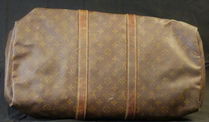 Louis VUITTON Sac Speddy 48 heures en toile monogrammée et cuir naturel Louis VUITTON...