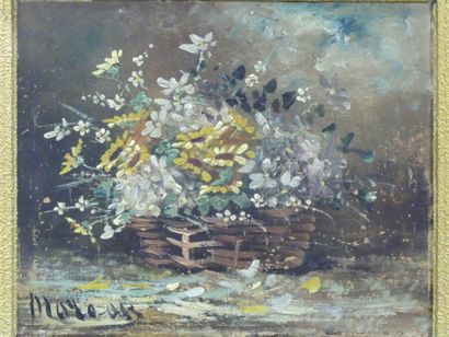 Attribué à Lucien MOYROUD (1920-2000), bouquet champêtre Attribué à Lucien MOYROUD...