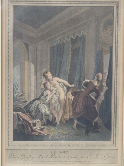 D'après Pierre-Antoine BAUDOUIN D'après Pierre-Antoine BAUDOUIN (1723-1769) gravé...