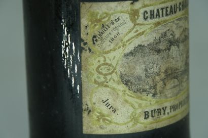null 1 bouteille de Château Chalon 1874 (millésime manuscrit) Bury