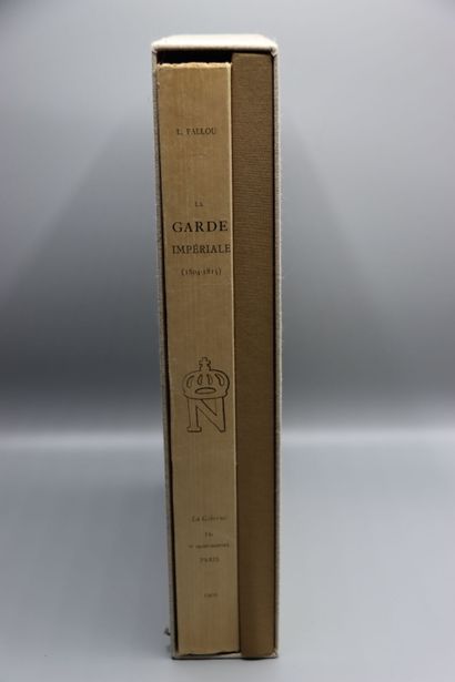  FALLOU (L.). La Garde Impériale (1804-1815). Paris, La Giberne, 1901. 
In-folio...