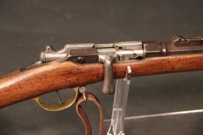 null Carabine à verrou de Gendarmerie à pied, modèle 1866/74 M80. Canon et boîtier...
