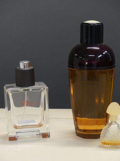 HERMES HERMES. Réunion de trois flacons de parfums: Terre d'Hermès (eau de toilette,...