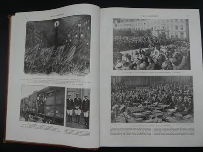 Illustrations Illustrations Guerre 1914 / 1919. Reliure Cuir. Bon état