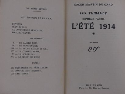 Réunion de 28 romans de Pierre BENOIT et 10 de Roger Martin du Gard. - Pierre BENOIT,...