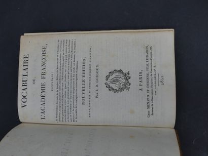 Vocabulaire de l'Académie française, 1821. Vocabulaire de l'Académie française par...