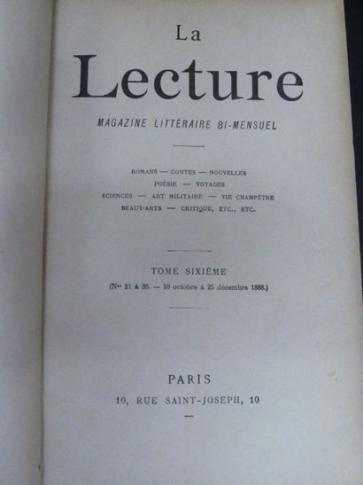 Jean Jacques ROUSSEAU, Oeuvres , et LA LECTURE Magazine Littéraire. Réunion d'ouvrages...