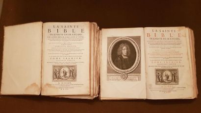 LA SAINTE BIBLE, 1701 LA SAINTE BIBLE, Tome Premier Première et Seconde Partie. Nouvelle...