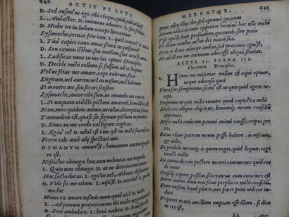 ACTI PLAUTI COMEDIAE VIGINTI , 1547. ACTI PLAUTI COMEDIAE VIGINTI , 1547.