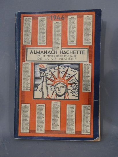 Réunion de 4 petits ouvrages Réunion d'un Almanach Hachette édition 1946 - Lectures...