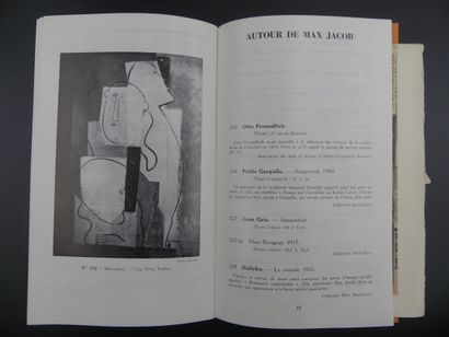 Max JACOB , Réunion de catalogues Max JACOB, Réunion de catalogues :

- Max JACOB,...