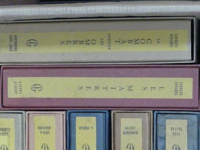 Georges DUHAMEL : 12 volumes. Georges DUHAMEL : 12 volumes en feuilles sous emboîtages,...