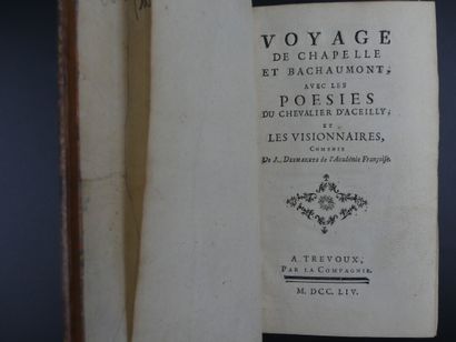 Voyage de Chapelle & Bachaumont, 1754. Voyage de Chapelle & Bachaumont avec Les Poésies...