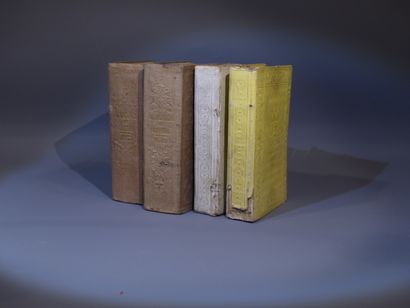 GOTHA, almanachs. 4 Almanachs de GOTHA pour les années 1833/1835/1849/1852. 4 volumes...