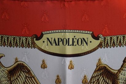 HERMES HERMES. Modèle Napoléon. Carré en soie, design par Philippe Ledoux. Avec boite....