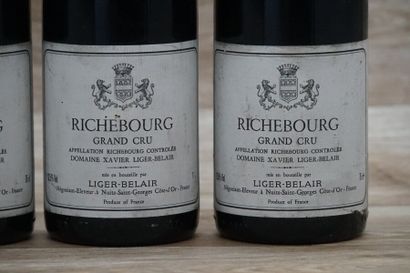 null 4 bouteilles de Richebourg Grand Cru 1993 domaine Xavier Liger-Belair

niveaux...